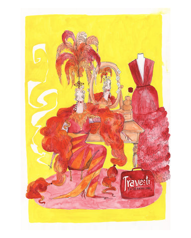 Travesti Internacional A4 Print